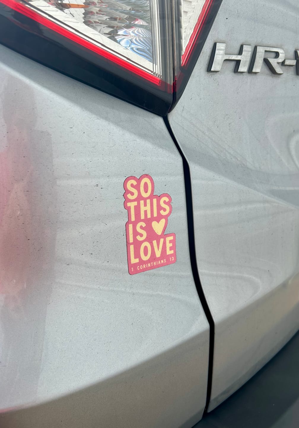 Customer photo review of So This is Love Sticker