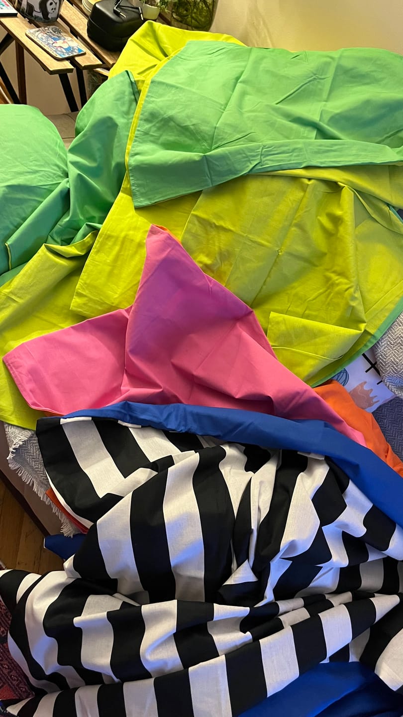Customer photo review of Cozy Home Popping Colors Çift Kişilik Lastikli Çarşaflı Nevresim Takımı Sage Sarı-Yeşil