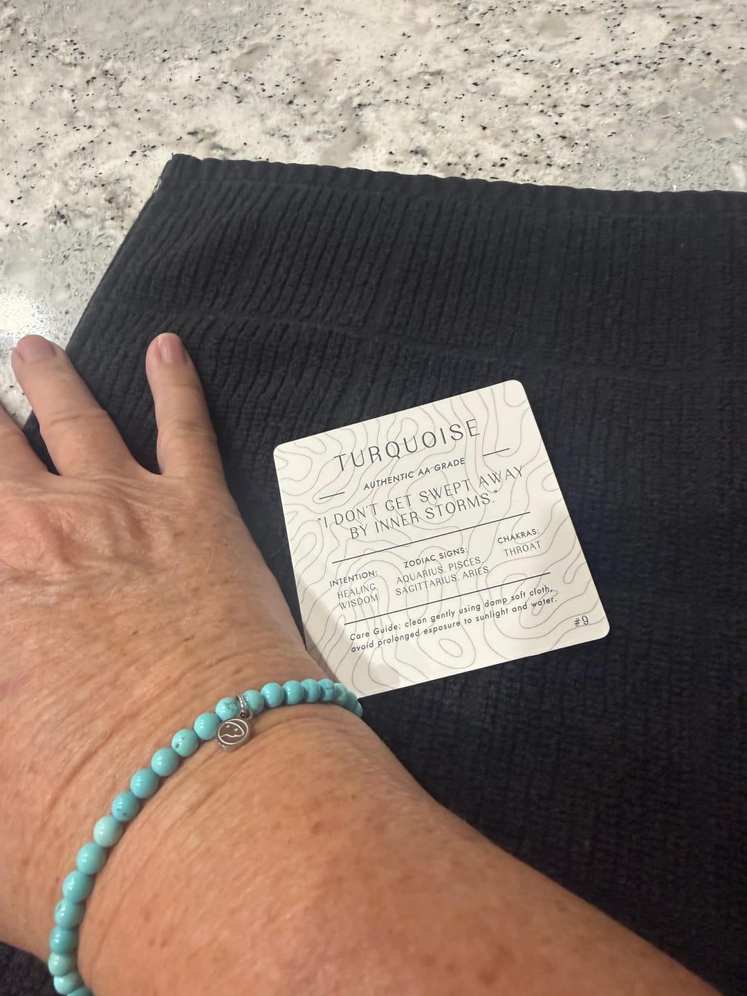 Customer photo review of Turquoise Bracelet Mini