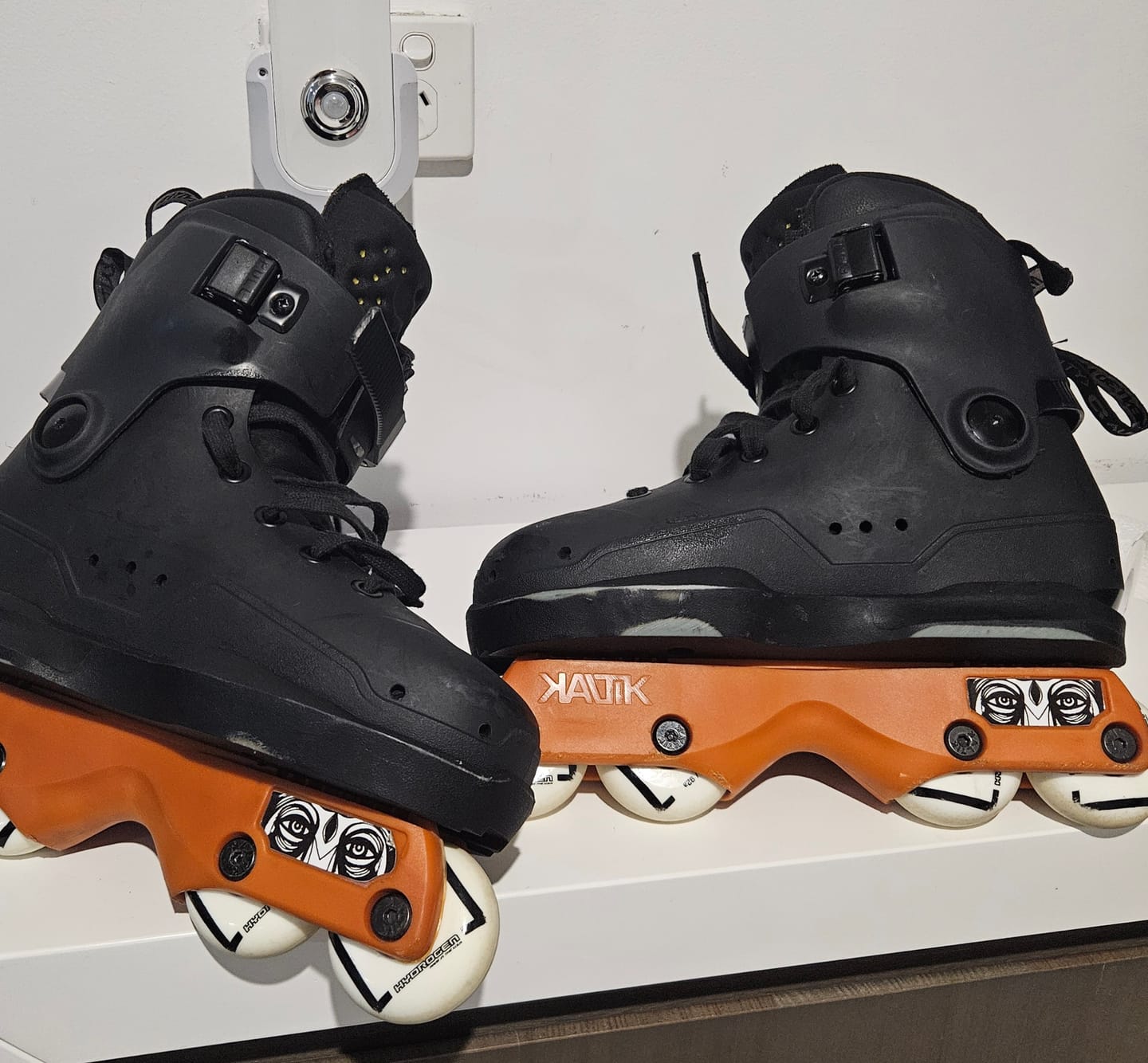 Customer photo review of Rollerblade Hydrogen Blank 60mm/92A Wheels (Pack of 8)