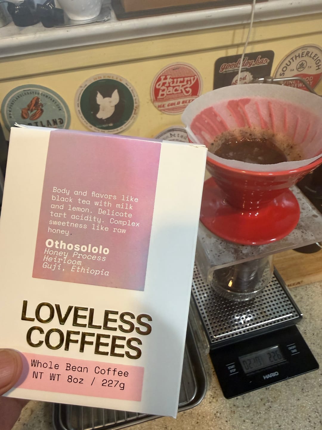 Customer photo review of Othosololo - Honey Process Heirloom - Guji, Ethiopia