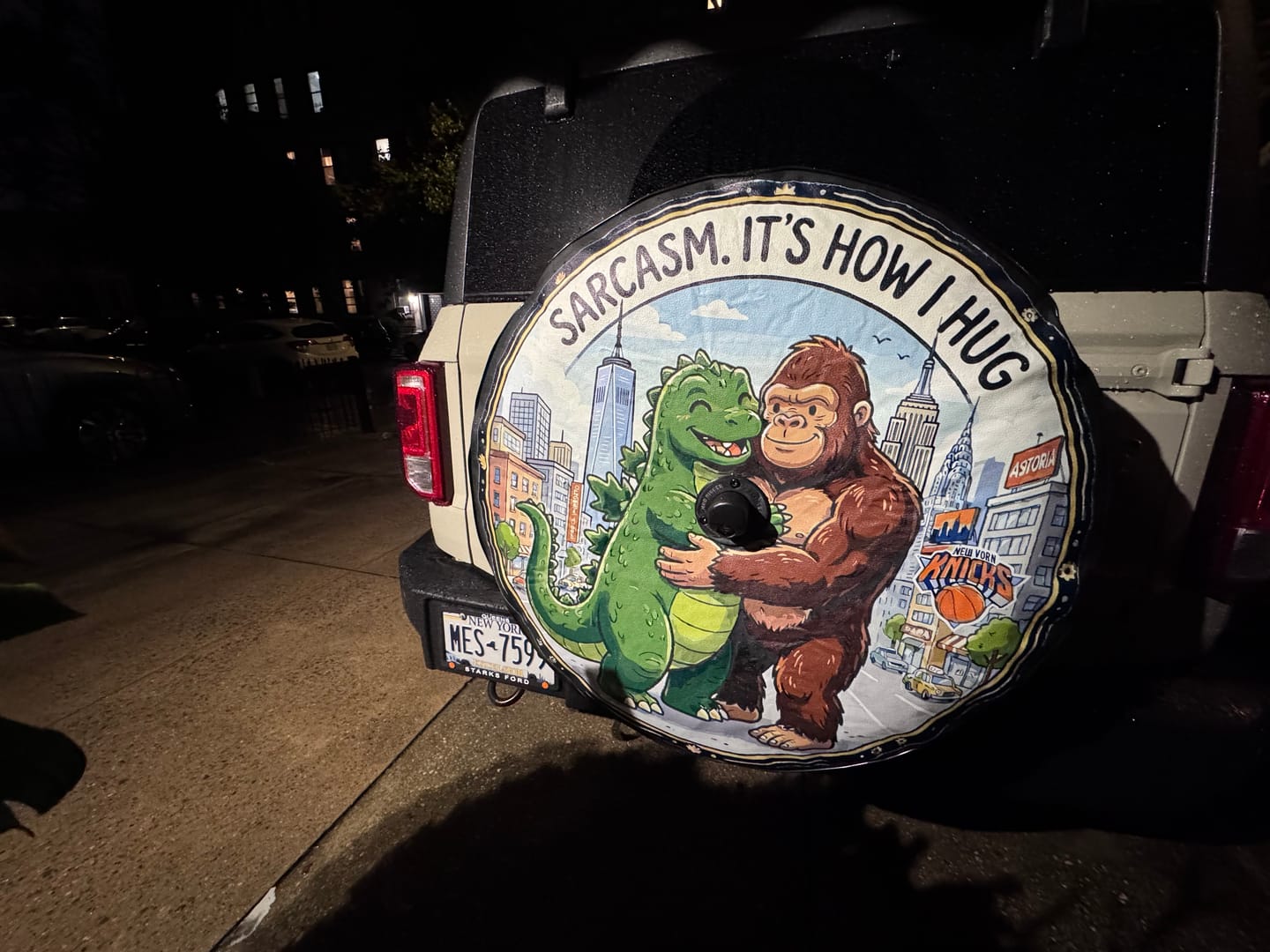 Customer photo review of CUSTOM Ford Bronco Tire Cover