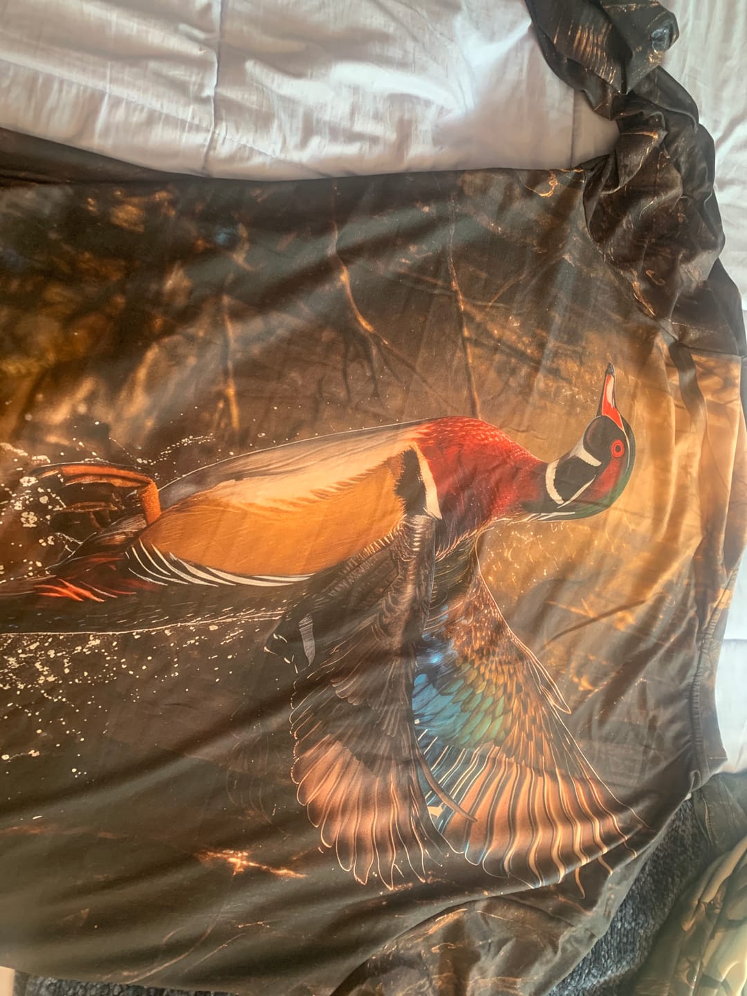 Customer photo review of Performance Hunting Long Sleeve - Golden Timber Wood Duck Takeoff - ULS525K