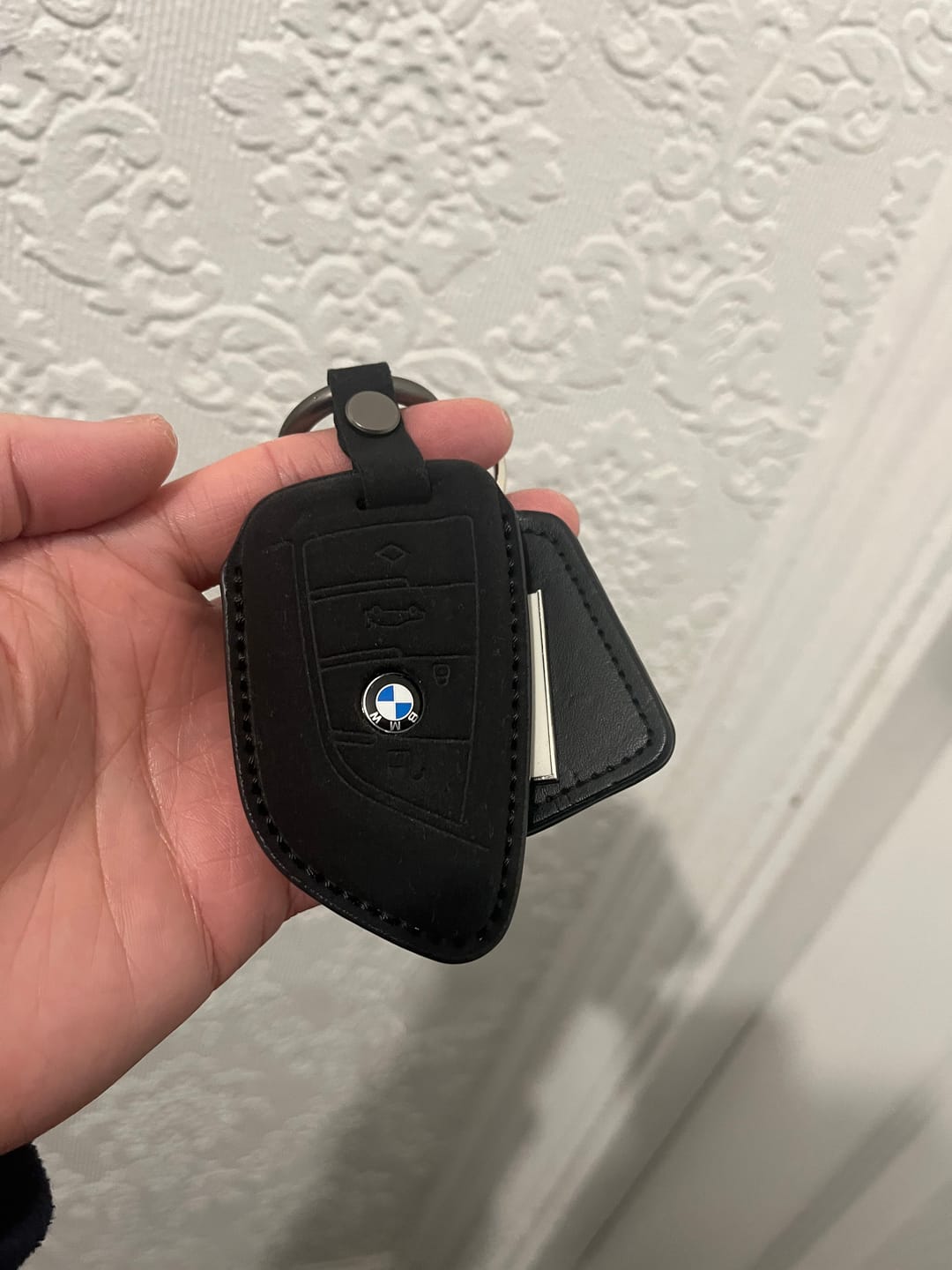 Customer photo review of BMW ALCANTARA KEY CASE