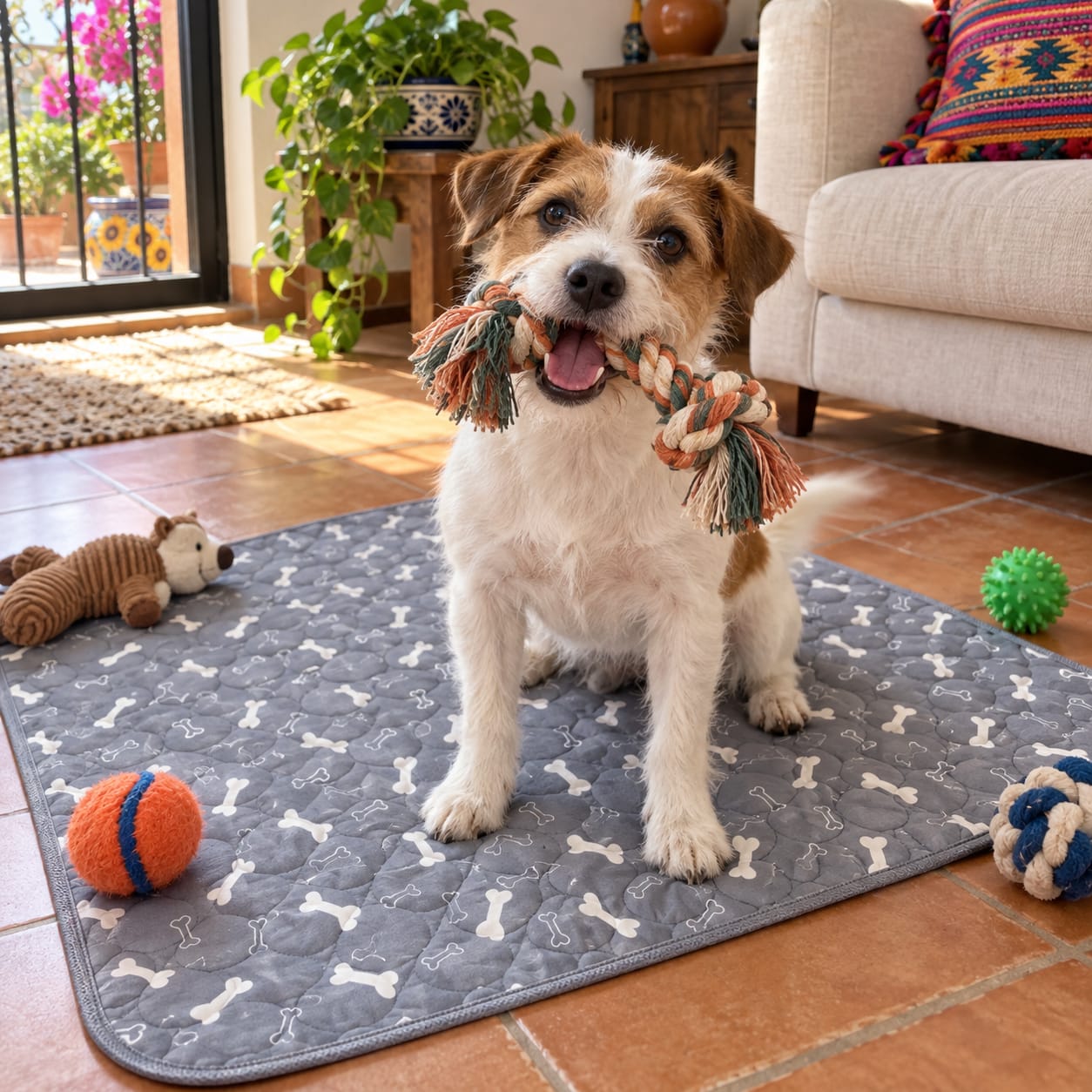 Customer photo review of PawSpot™ — El último tapete para pipí que comprarás