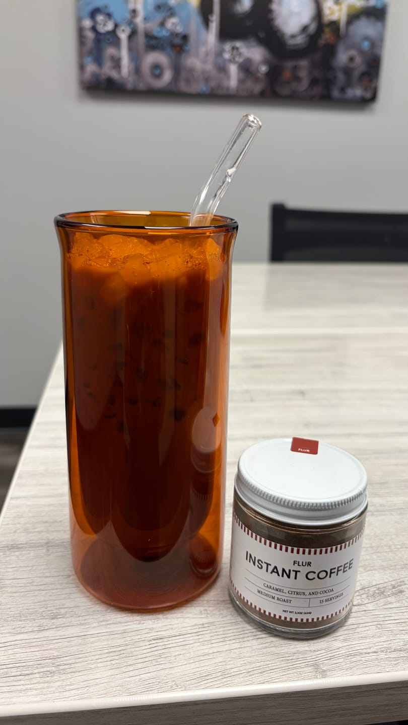 Customer photo review of FLUR Instant Coffee