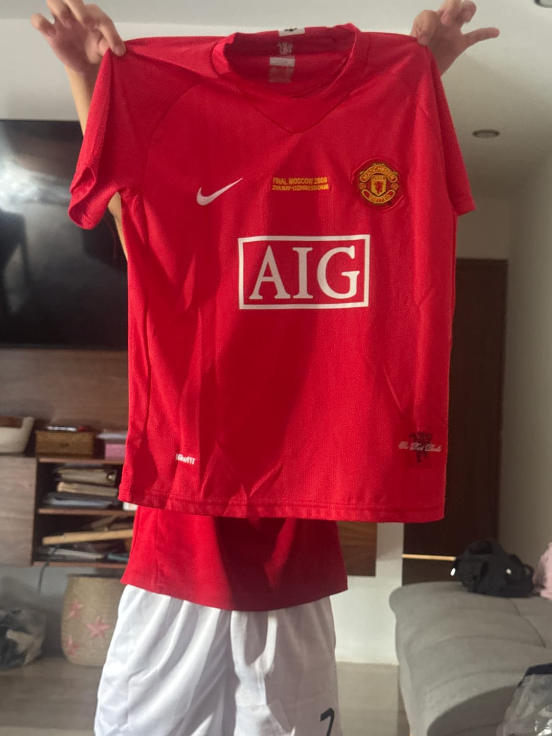 Foto de cliente con Manchester United 2007/08 Local para Niños - Express