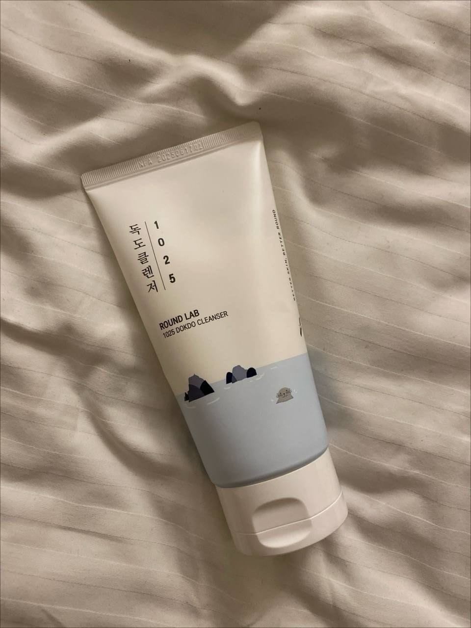 Customer photo review of Maigas putiņas sejas mazgāšanai ar jūras ūdeni Round Lab1025 Dokdo Cleanser