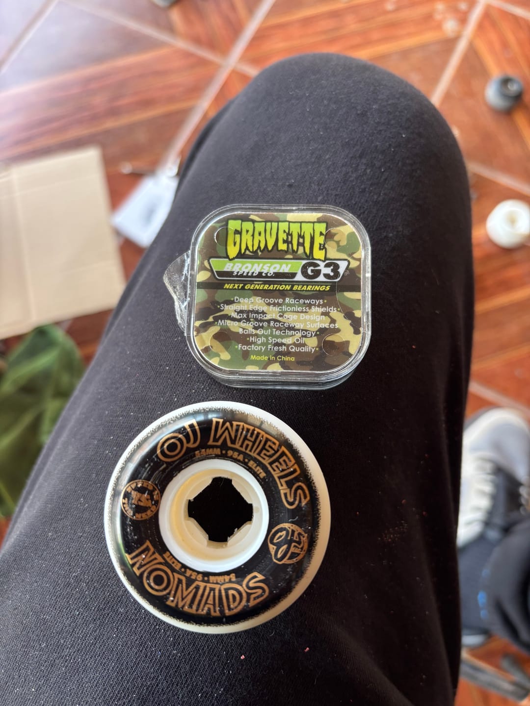 Customer photo review of OJ - Ruedas Elite Nomads 54mm 95a