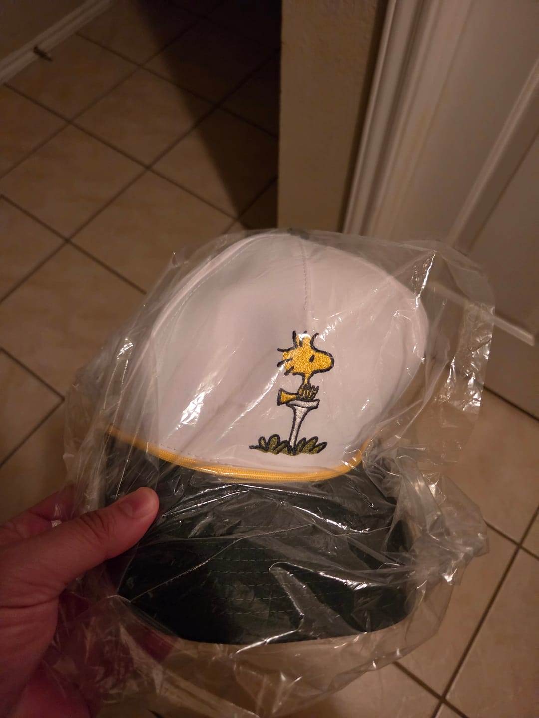 Customer photo review of Peanuts Woodstock Tee Time Hat