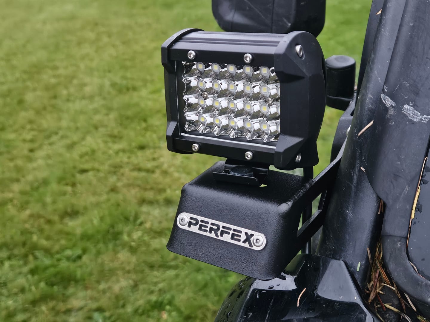 Customer photo review of Front Cube Light Mounts — CFMoto UForce U10 PRO