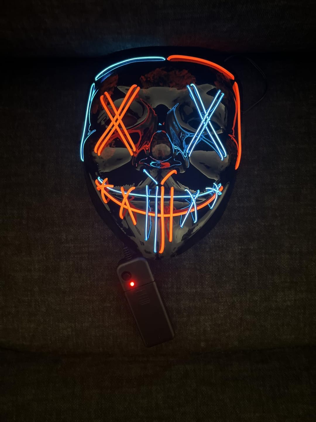 Customer photo review of Halloween Led Mask by Shevra Ventures™