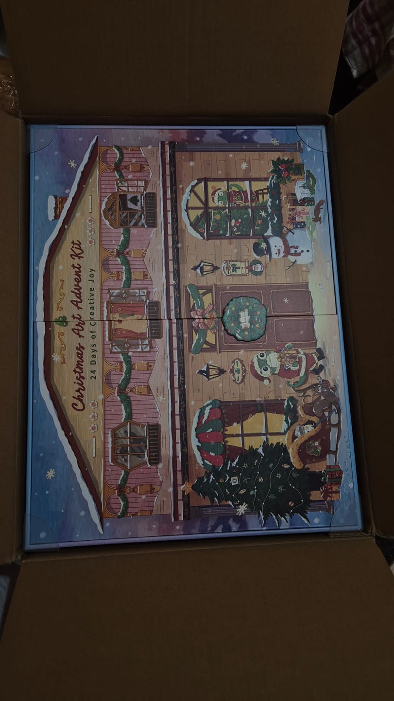 Customer photo review of Ohuhu Christmas Advent Calendar 2026, 24 Days Countdown Gift Kit