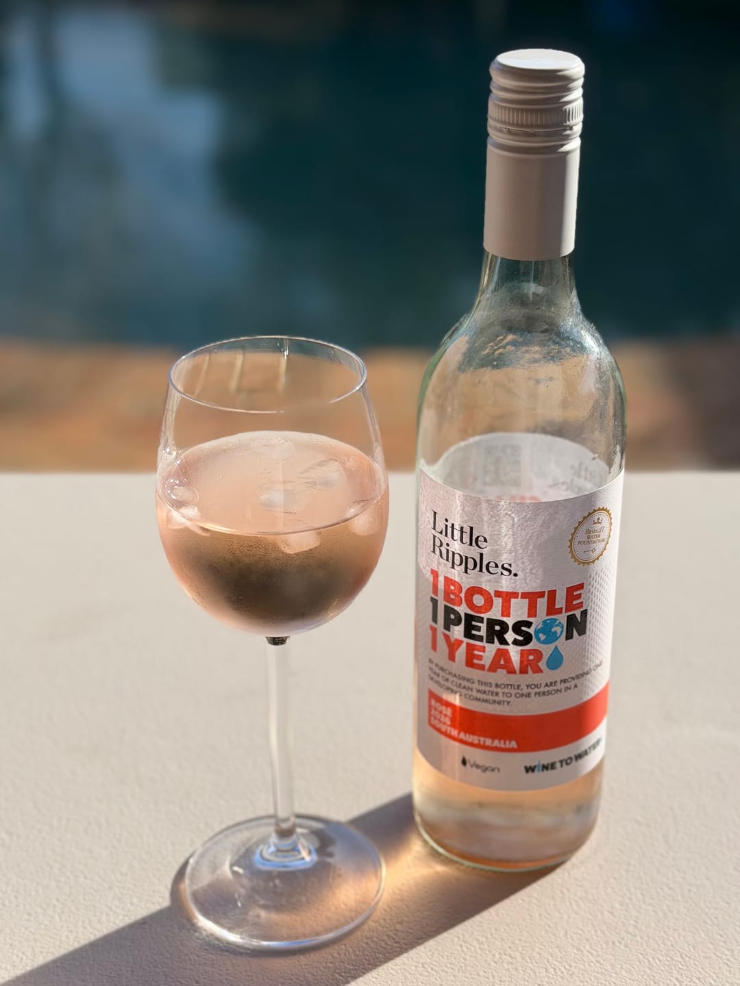 Customer photo review of Zero Sugar Red & Rosé Mix – Australian Wine | 6 Pack
