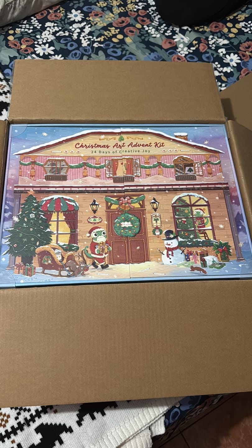 Customer photo review of Ohuhu Christmas Advent Calendar 2026, 24 Days Countdown Gift Kit