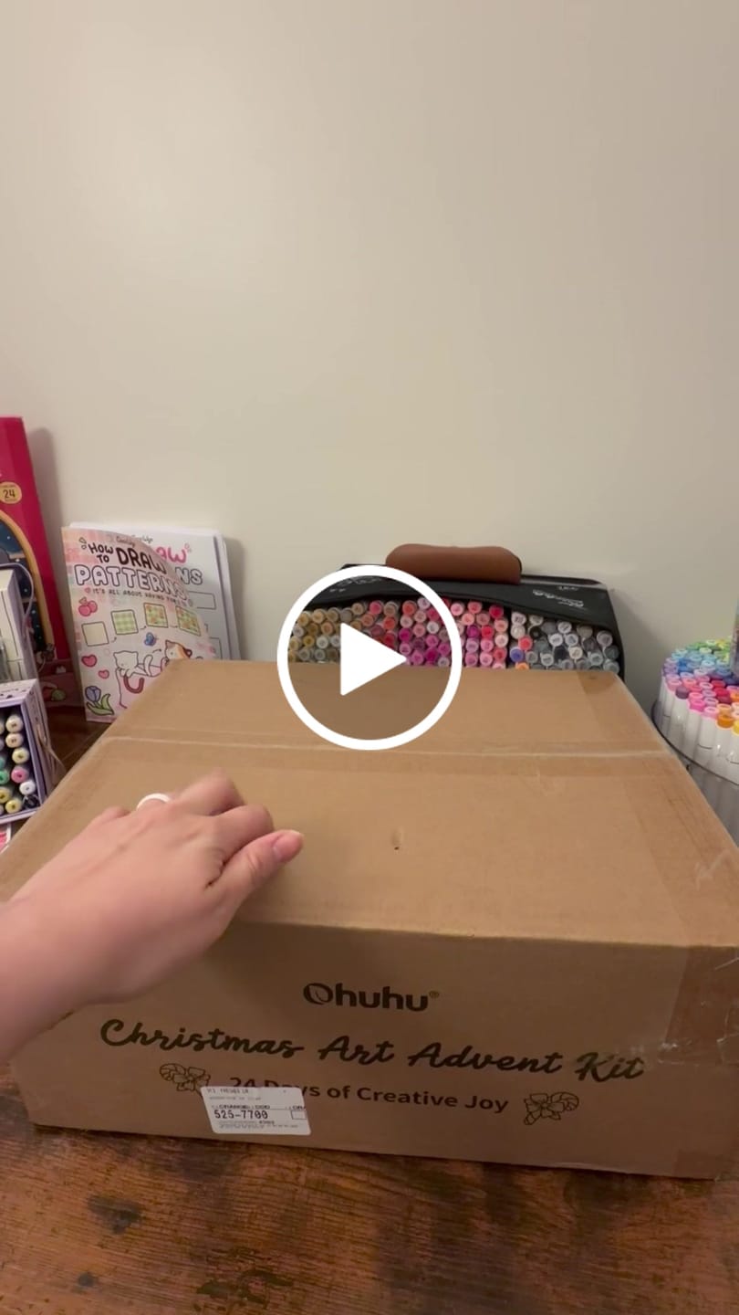 Customer video review of Ohuhu Christmas Advent Calendar 2026, 24 Days Countdown Gift Kit