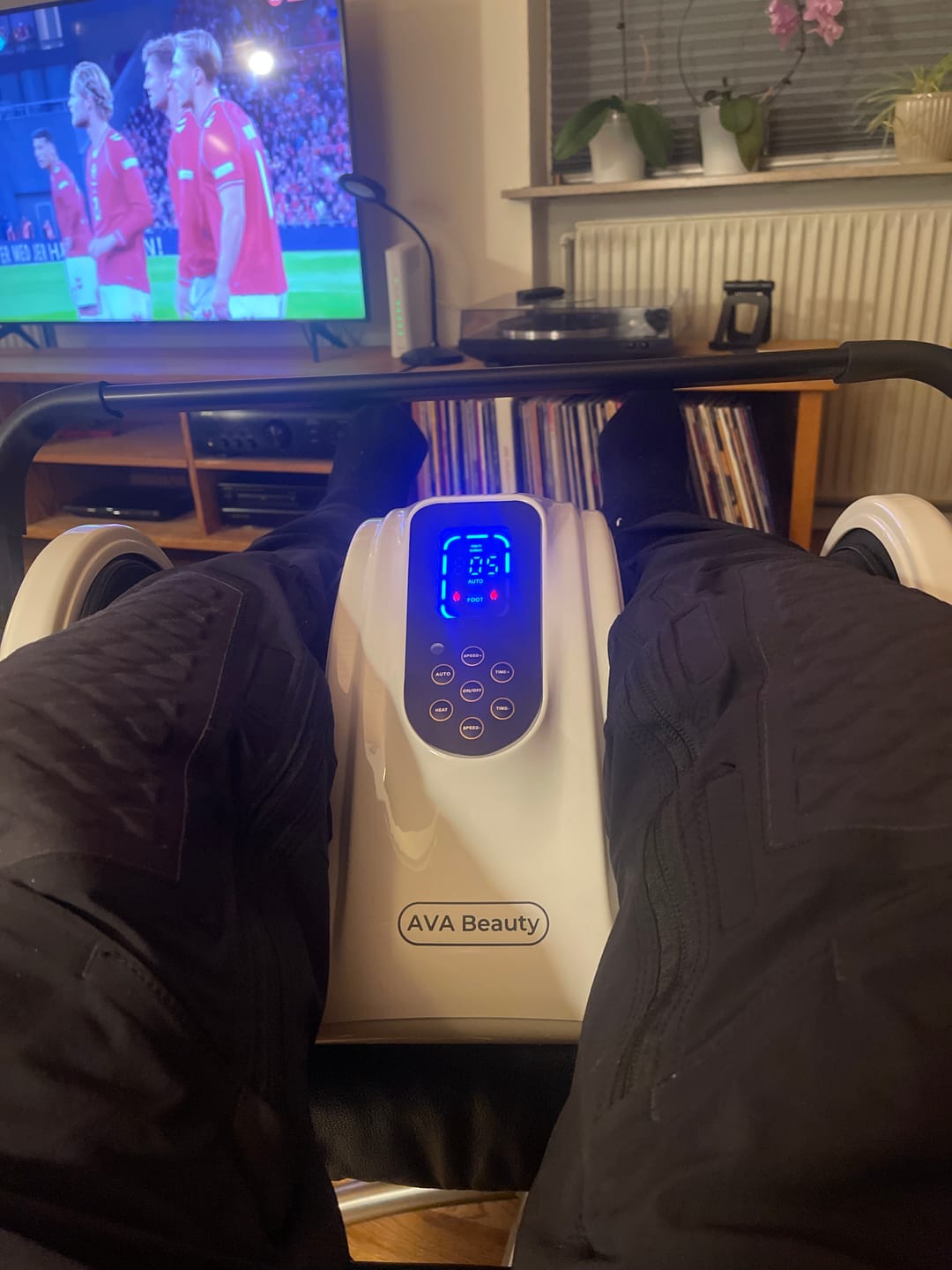 Customer photo review of Fod- og lægmassageapparat med fjernbetjening