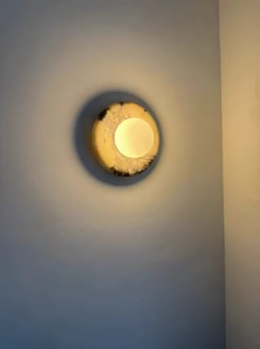 Customer photo review of Rosso | Marble Wall Lamp
