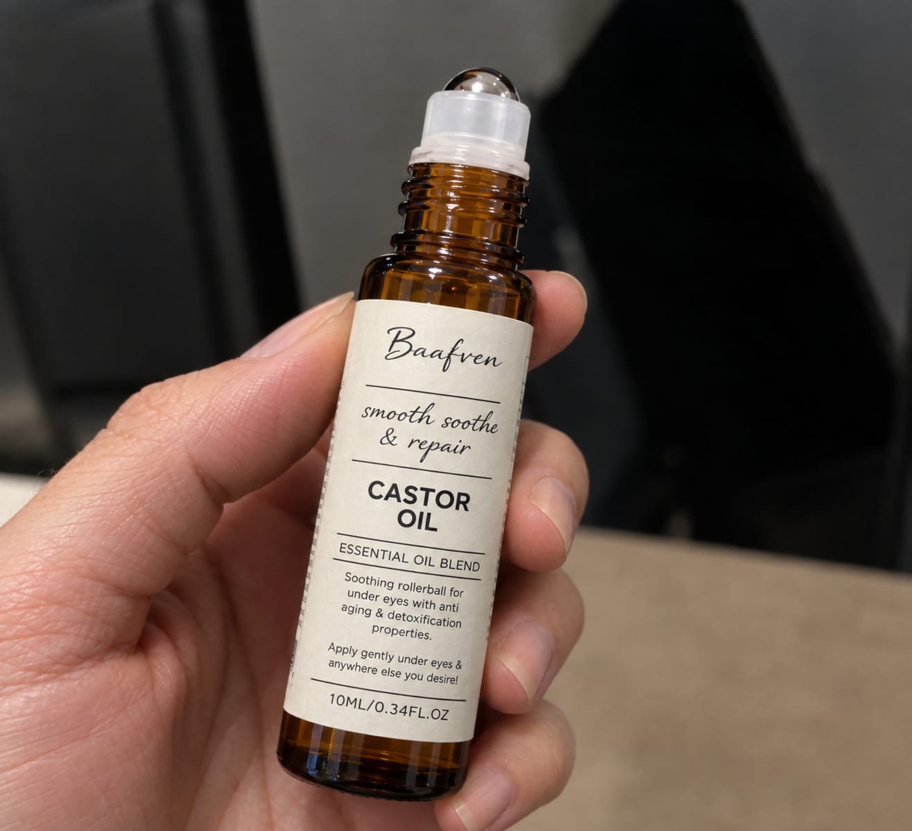 Customer photo review of Sérum para contorno de ojos con aceite de ricino