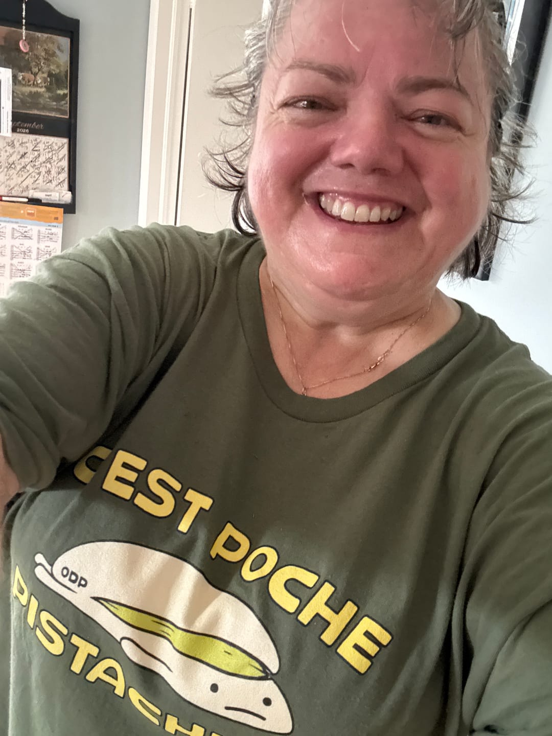 Customer photo review of T-Shirt Pistachier
