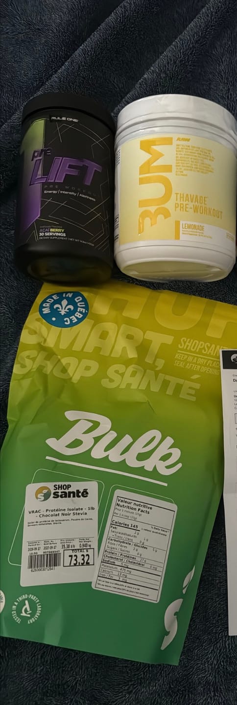 Customer photo review of CBUM - Thavage Pre-Workout - 520g