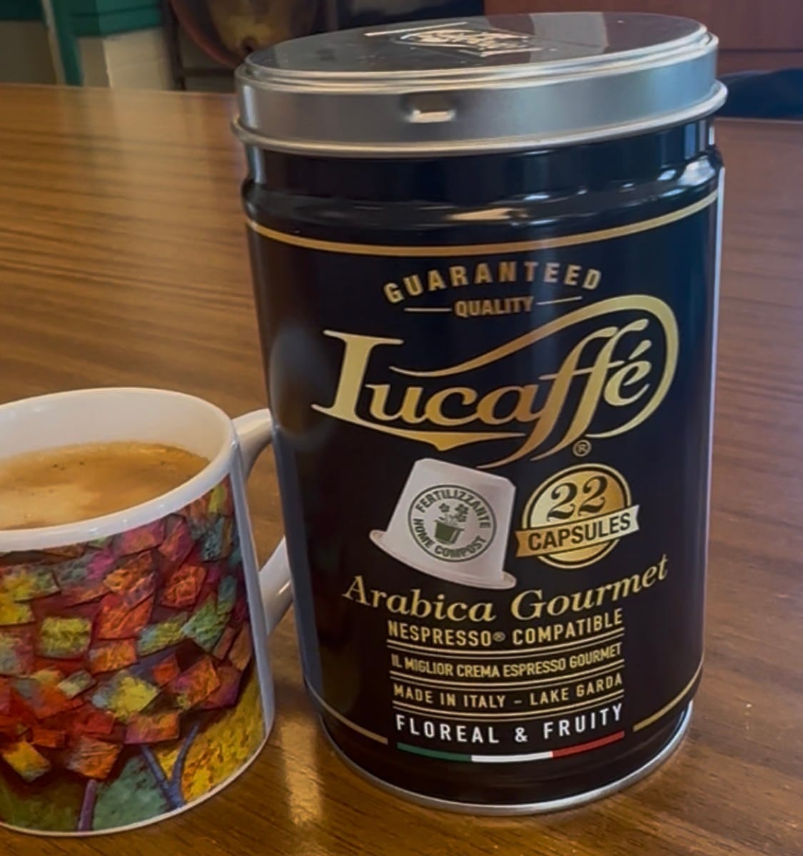 Customer photo review of Lata Lucaffe Mr. Exclusive 22 Cápsulas Compatibles con Nespresso