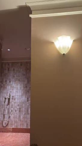 Customer photo review of Aurelia | Flower Glass Wall Sconce