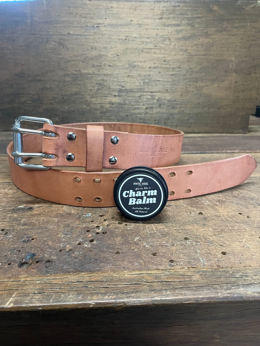 Customer photo review of "Works like a Charm" Balm - natural leather conditioner and restorer