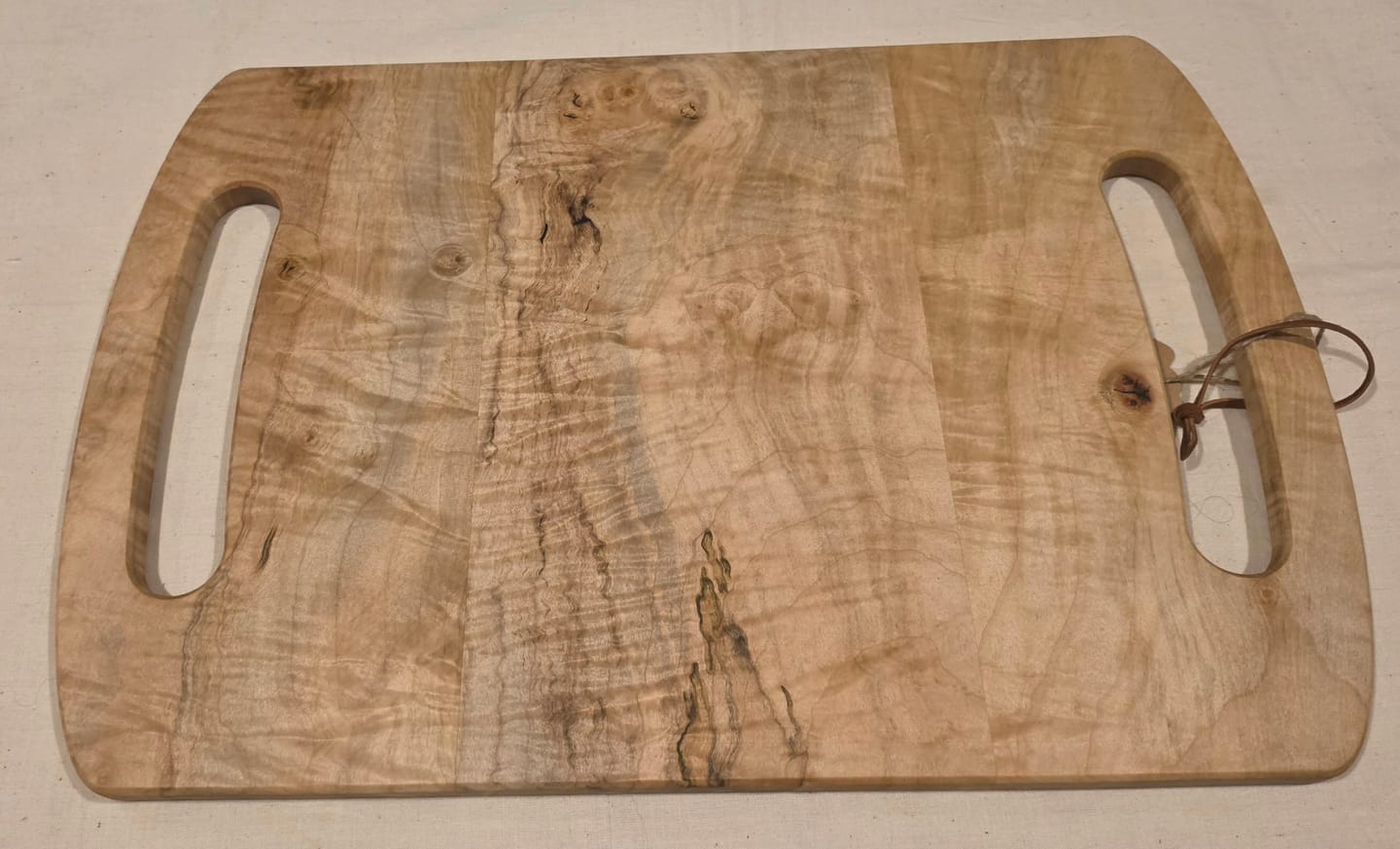 Customer photo review of 17.75x11.75" Oblong Dual Handle Serving Board Acrylic Router Template
