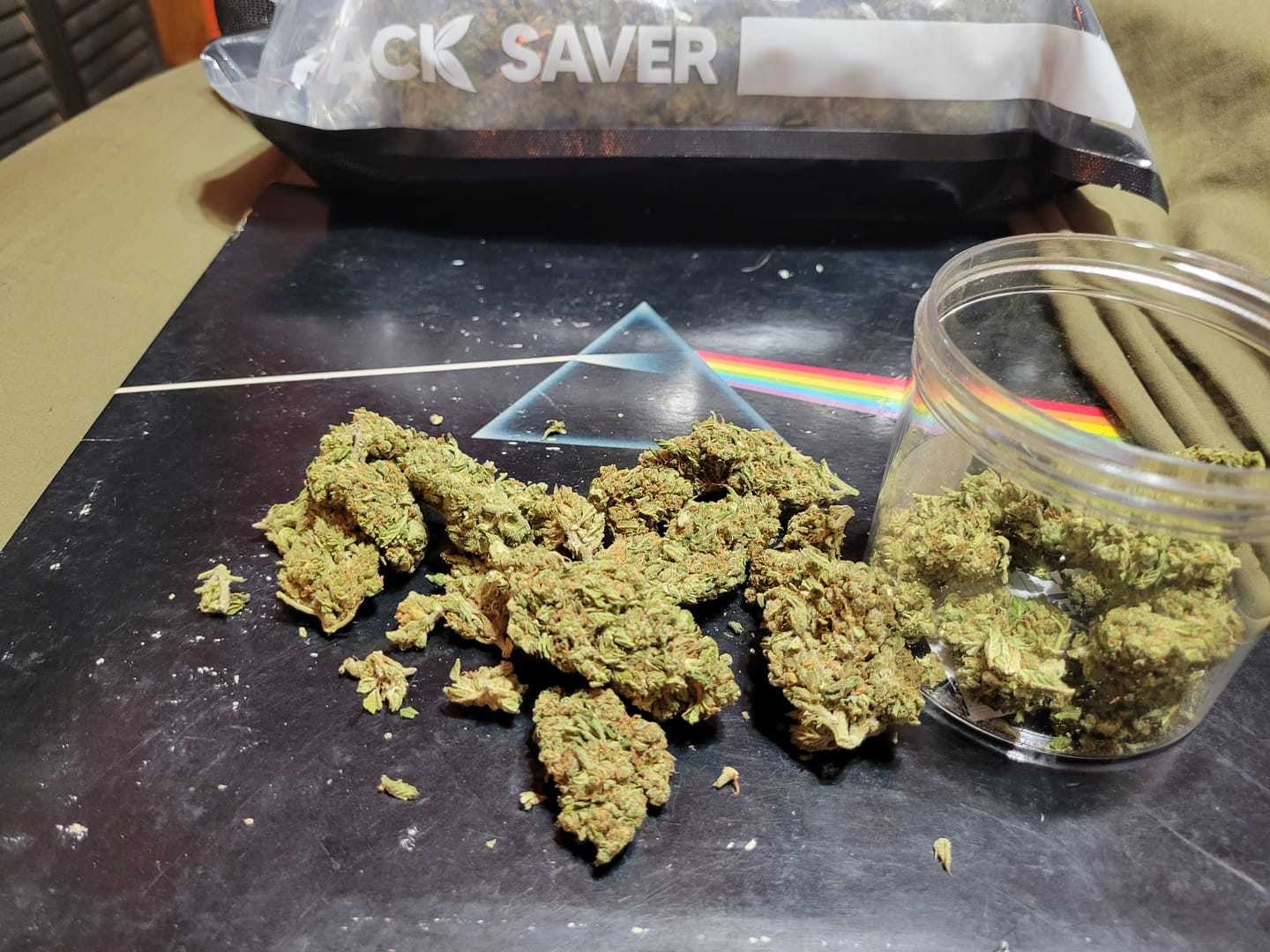 Customer photo review of Cheetah Piss (Light-Assisted) – Bulk THCA Flower 1 lb