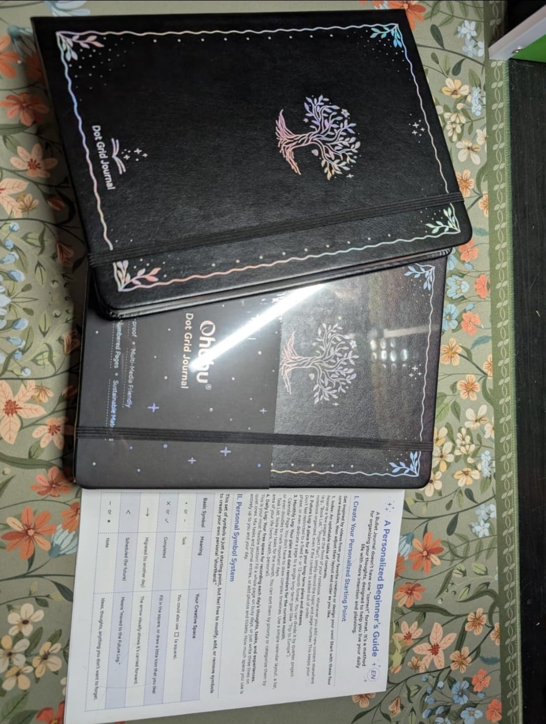 Customer photo review of Ohuhu Bleedproof Bullet Dotted Journal Notebook