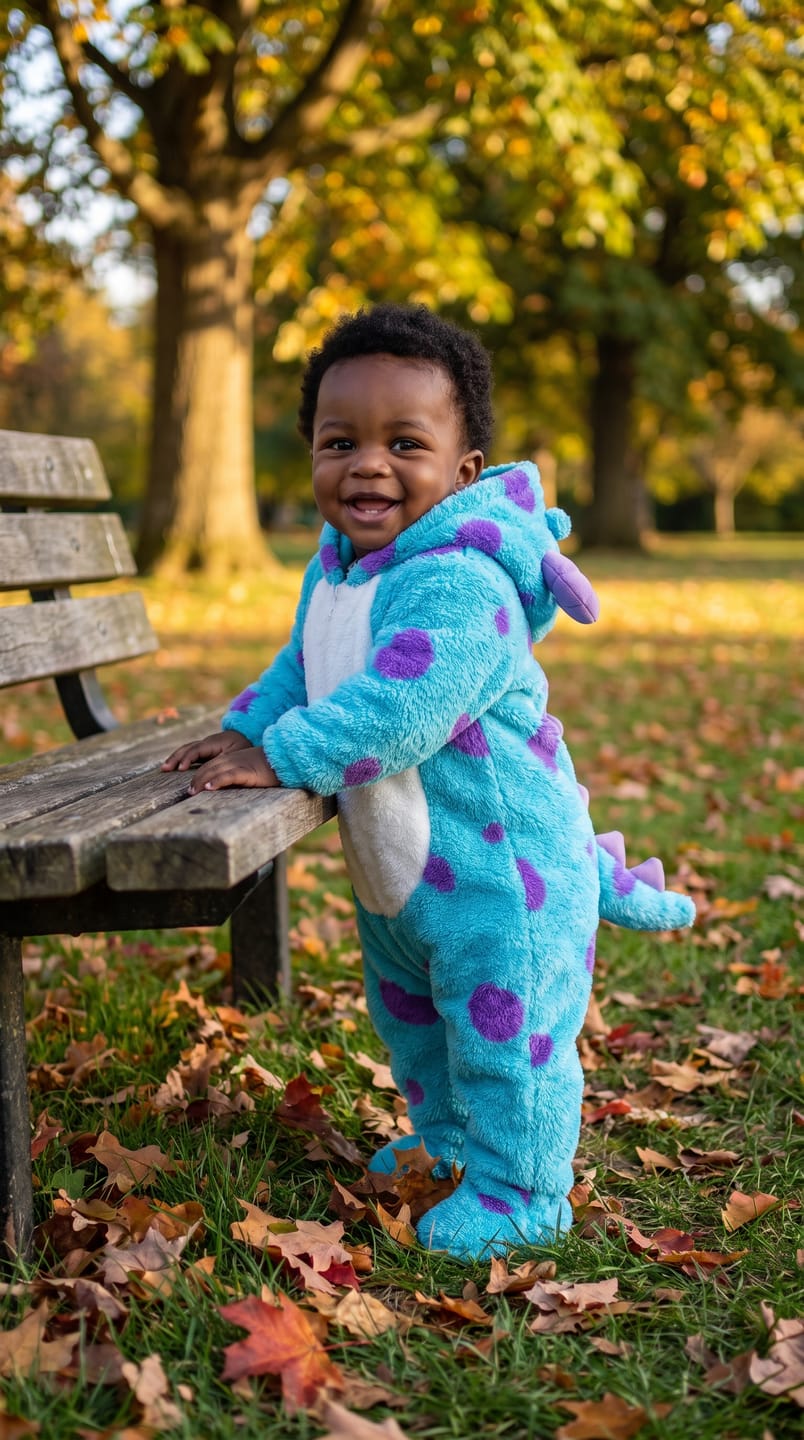Customer photo review of Milo™ Cozy Monster Onesie