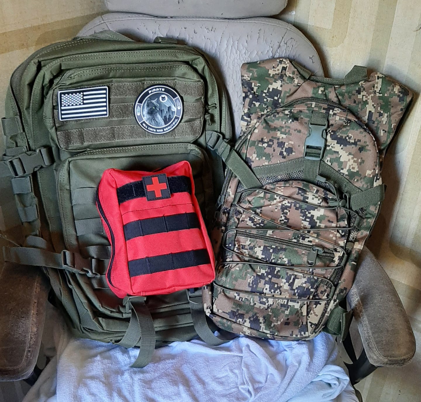 Customer photo review of Sac à dos tactique 15L