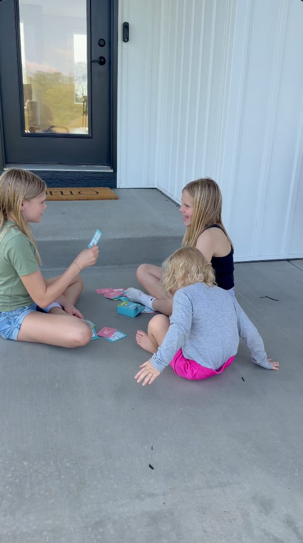 Customer photo review of Bible Trivia Game for Kids & Families | 100+ Questions
