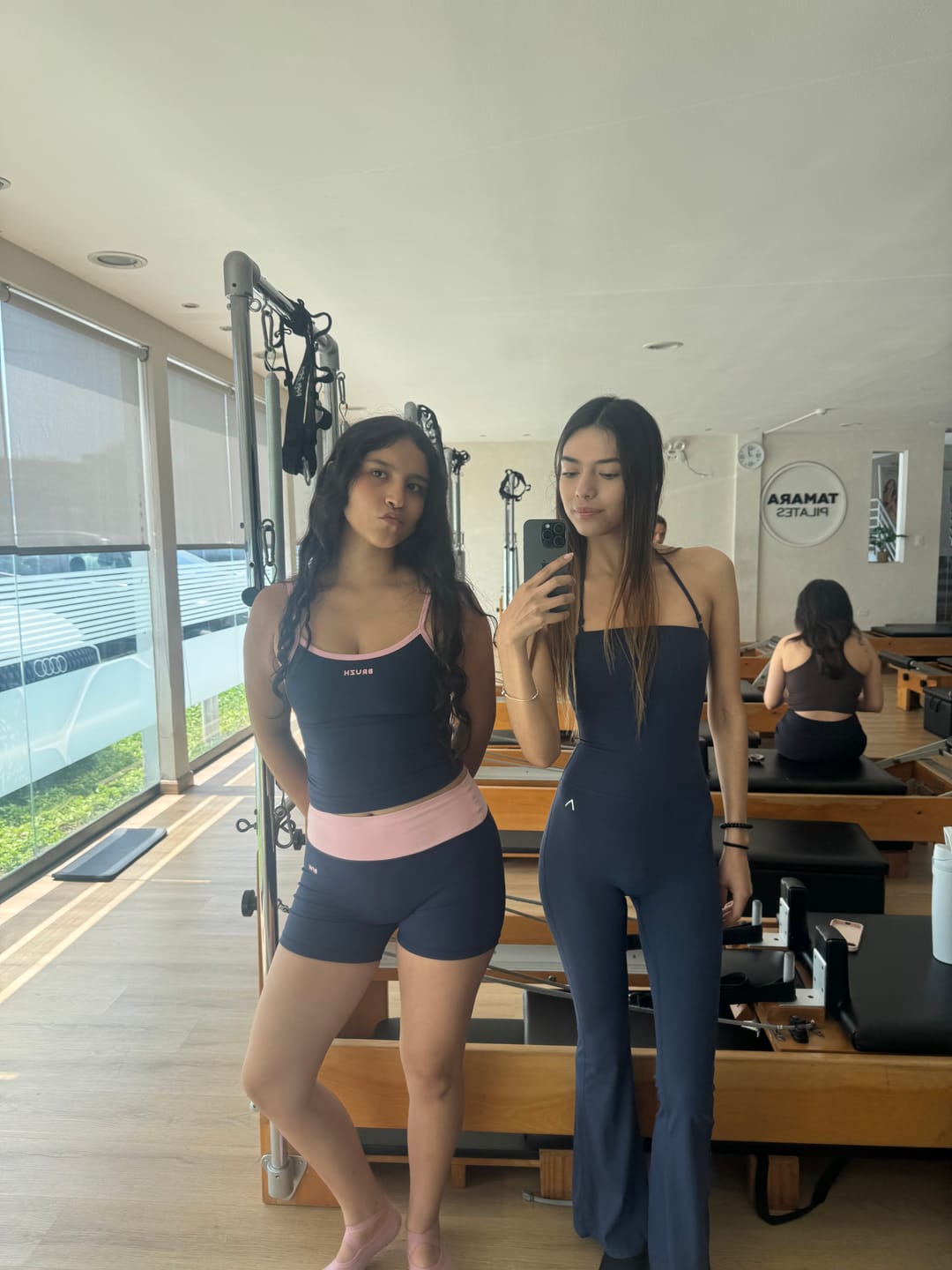 Customer photo review of Halter Suit Navy