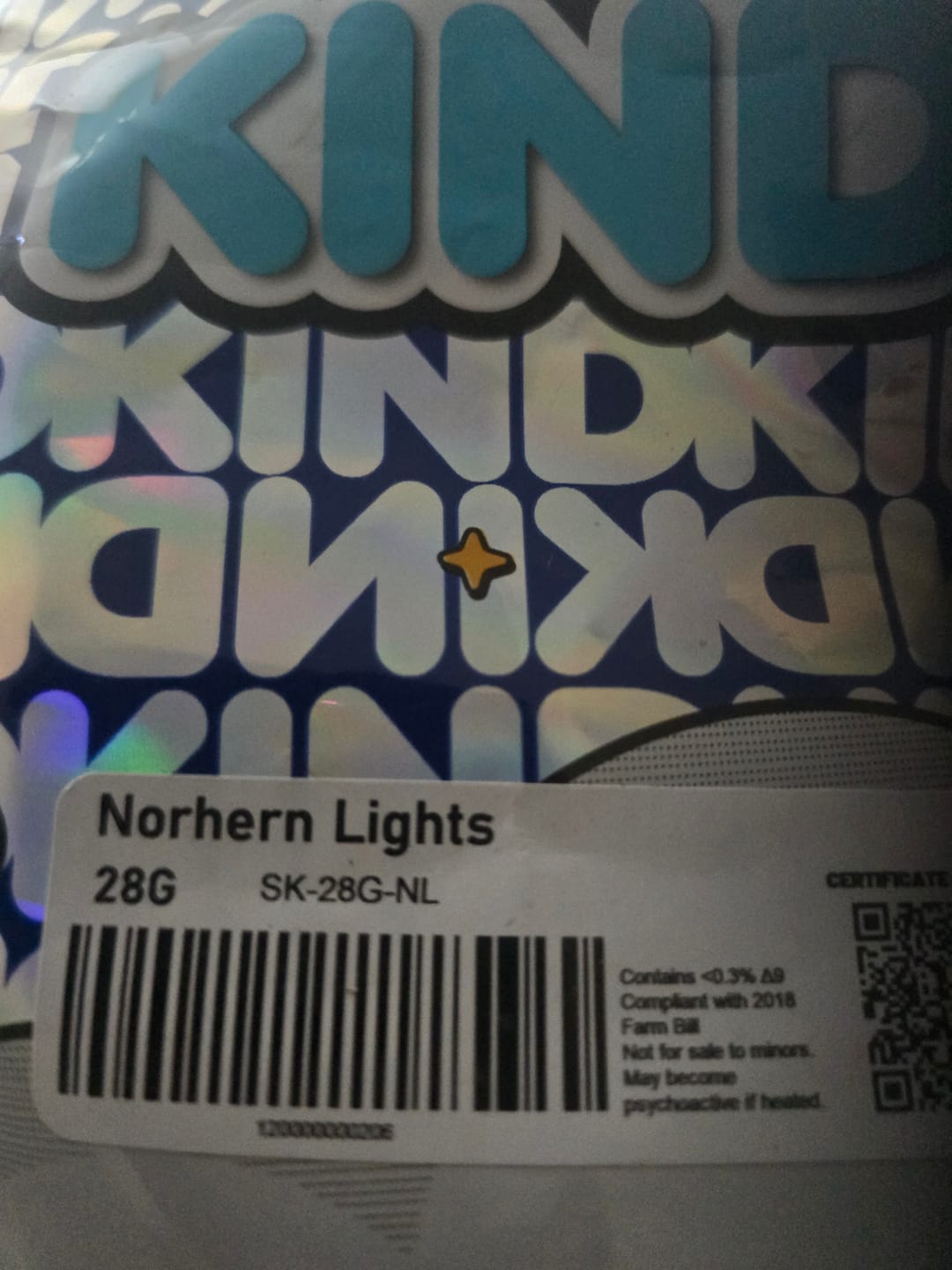 Customer photo review of Northern Lights - 28 Grams - Indica