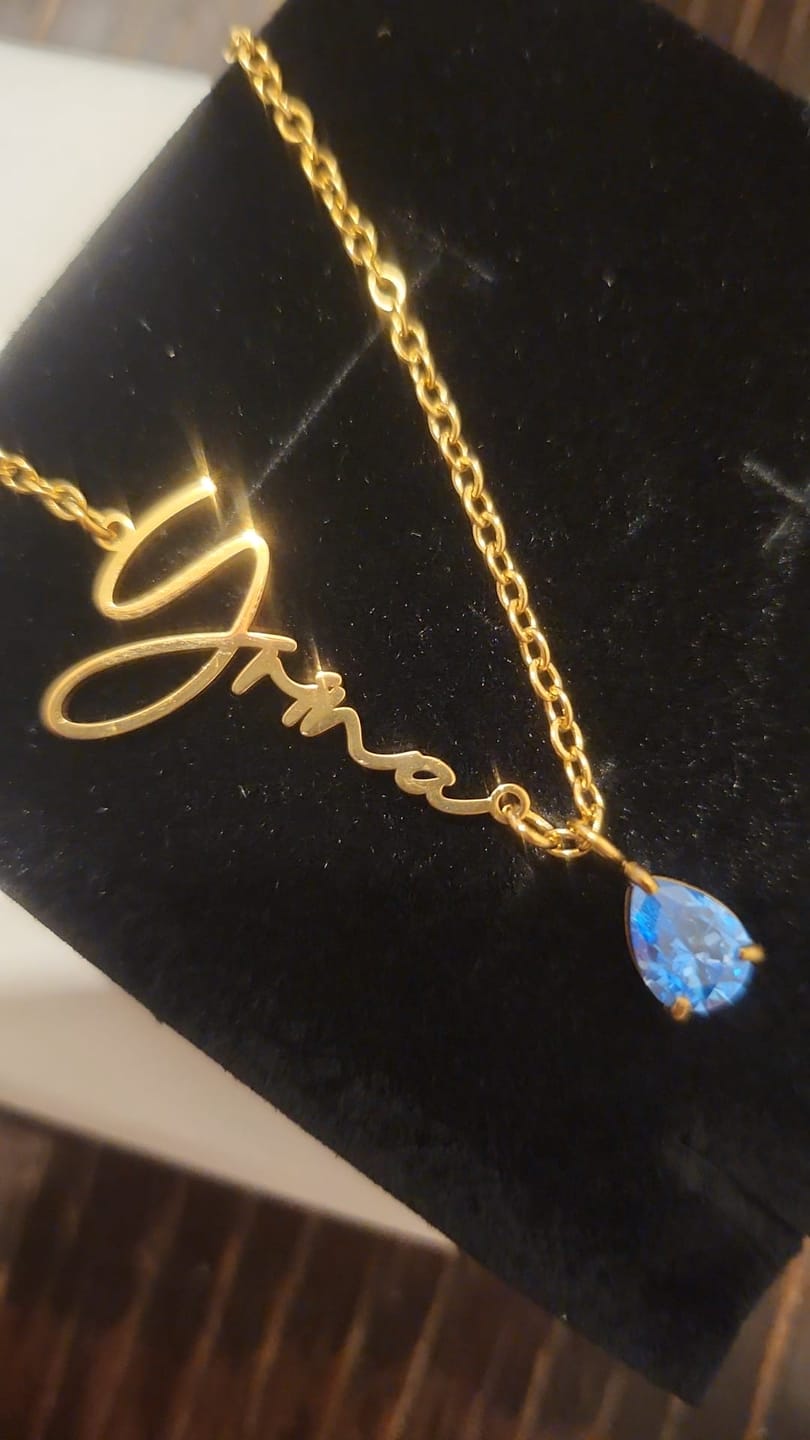 Customer photo review of Lucce Signature Necklace