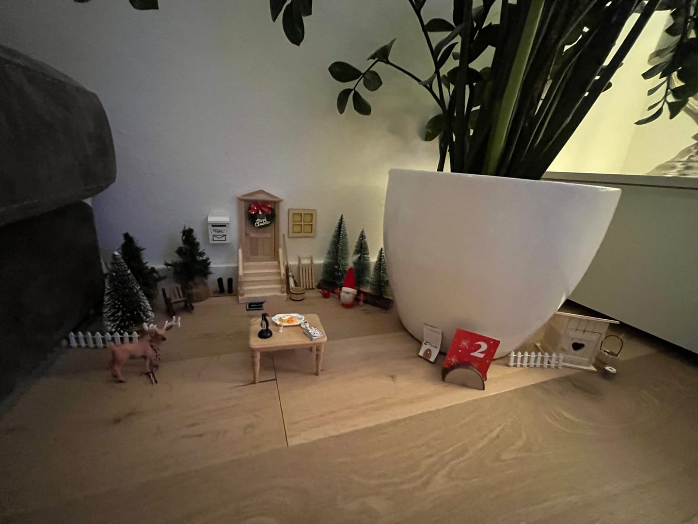 Customer photo review of Wichteltreppe – Mini-Holztreppe als Zubehör zur Wichteltür