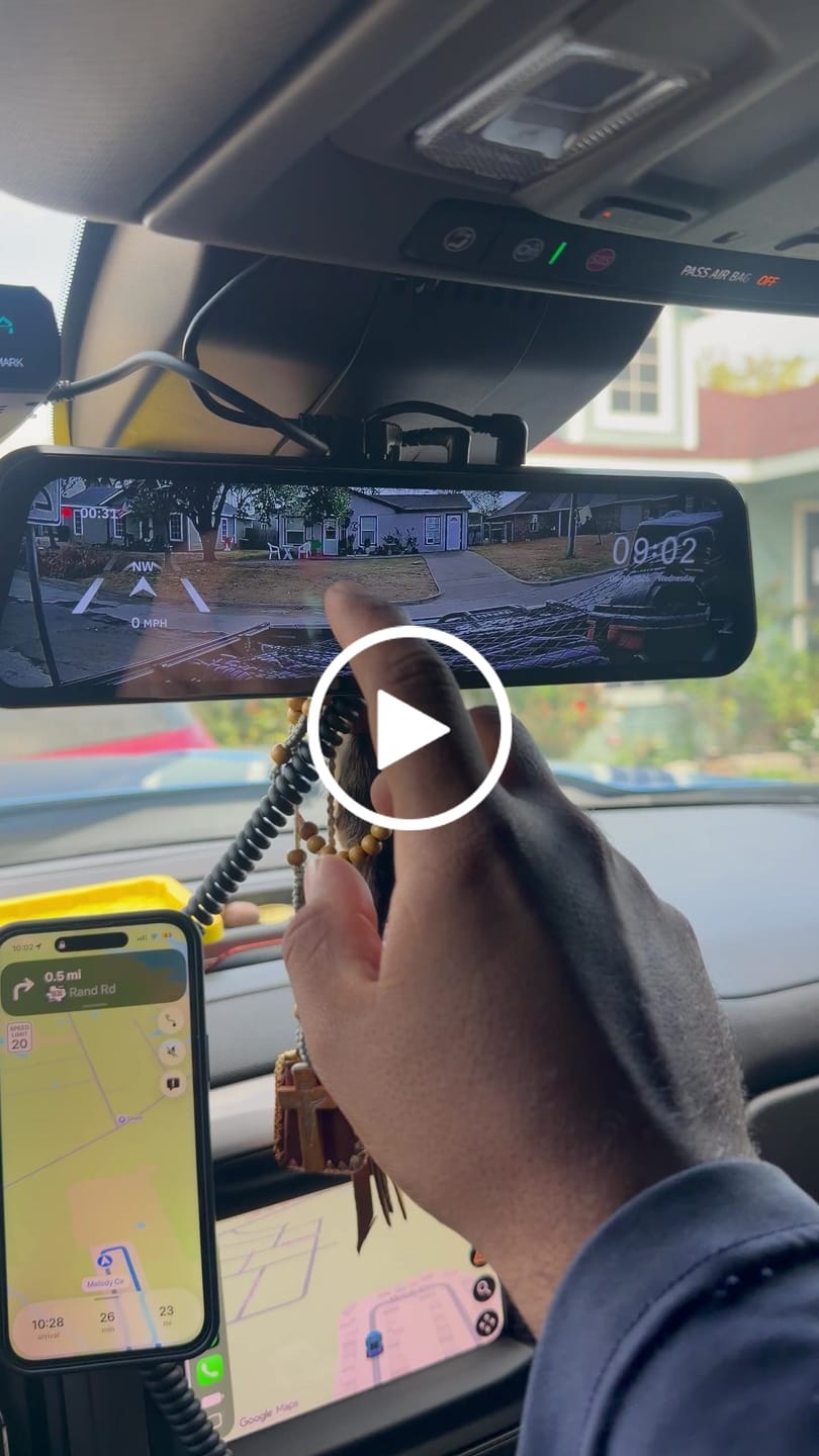 Customer video review of WOLFBOX G900TriPro Bumper Version 3 Channel Rearview Mirror
