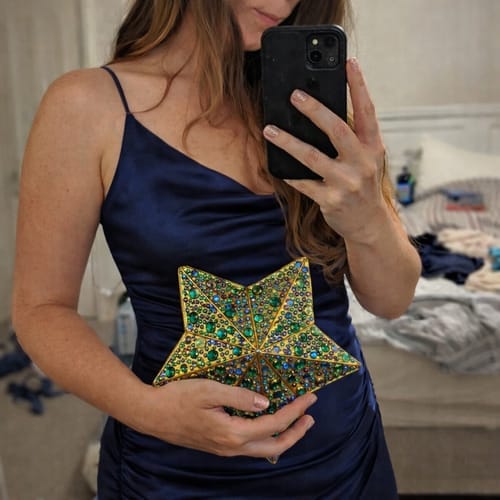 Customer photo review of Dancing with the Stars Clutch