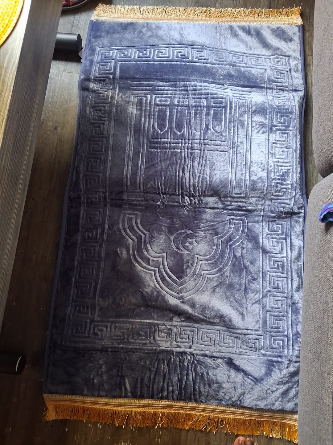 Customer photo review of Ergonomic Prayer Mat with Raised Cushion