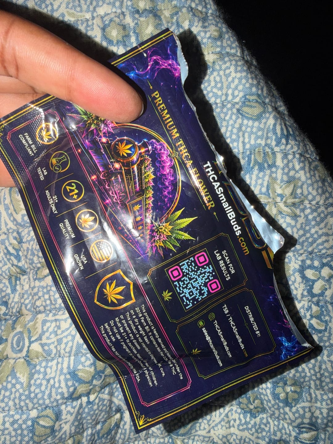 Customer photo review of TSB Steampack Live Rosin THC Gummies