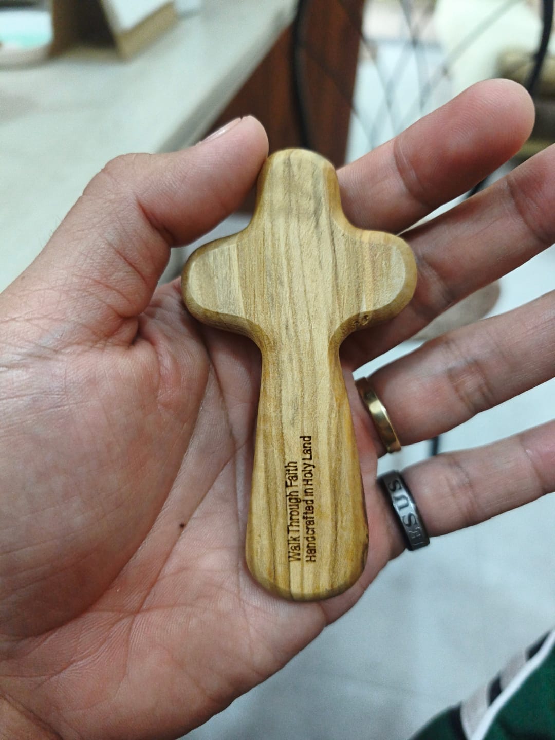 Customer photo review of Complete Comfort Cross Gift Set | Made in the Holy Land | Includes the Heart Talk with God™ Prayer Cards (Limited Time Only)