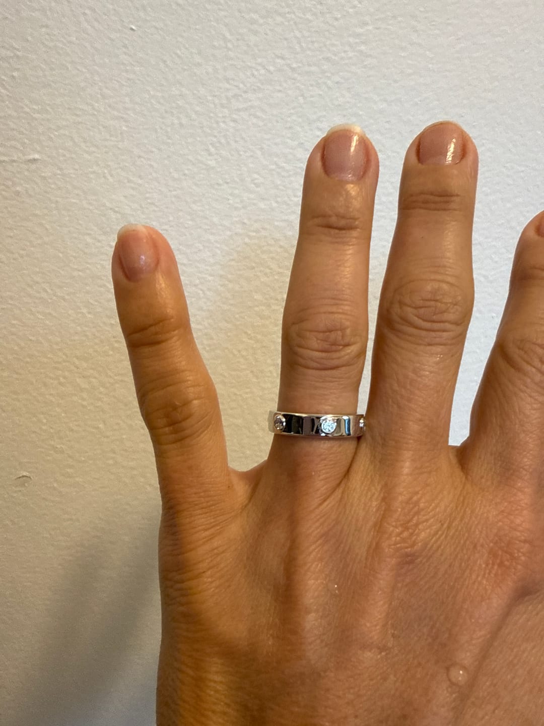 Customer photo review of CELINE RING - SILVER