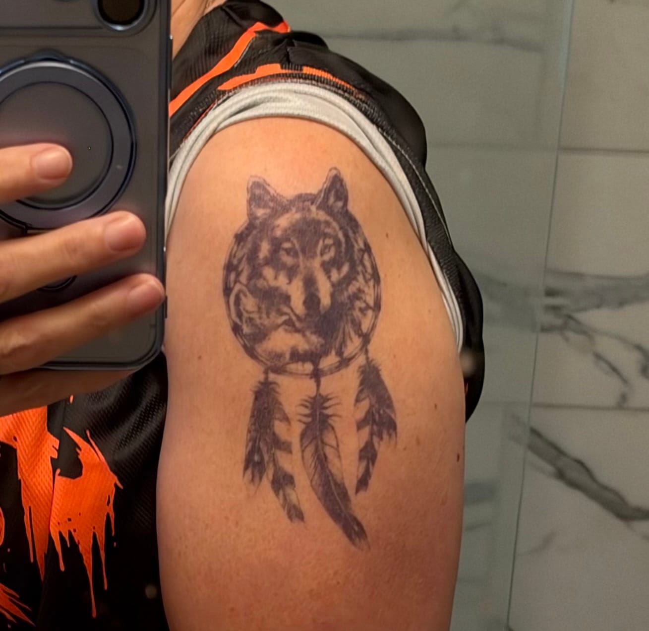 Customer photo review of Dreamcatcher Wolf