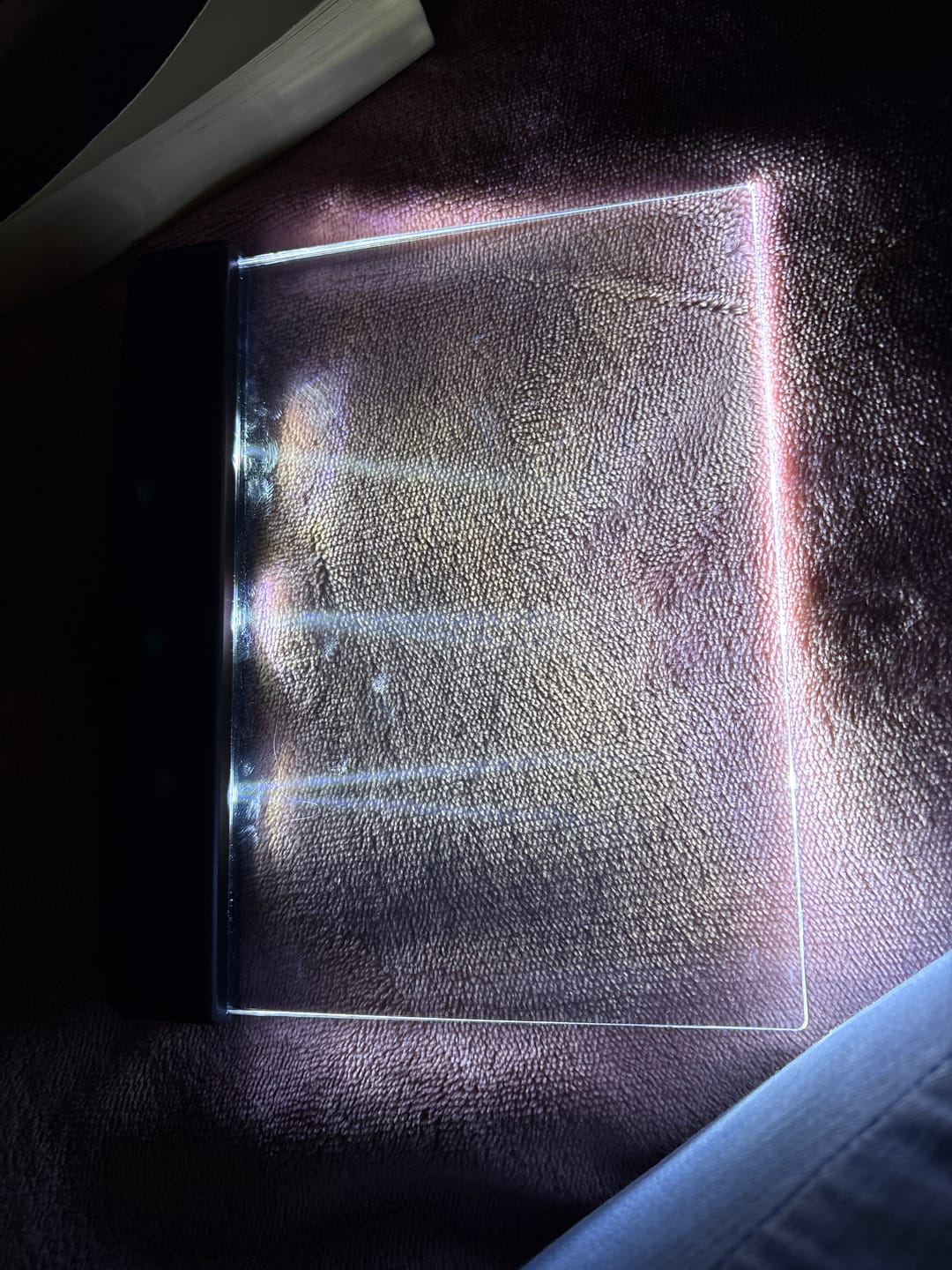 Customer photo review of ReadShine™ Ultra-Thin Reading Light