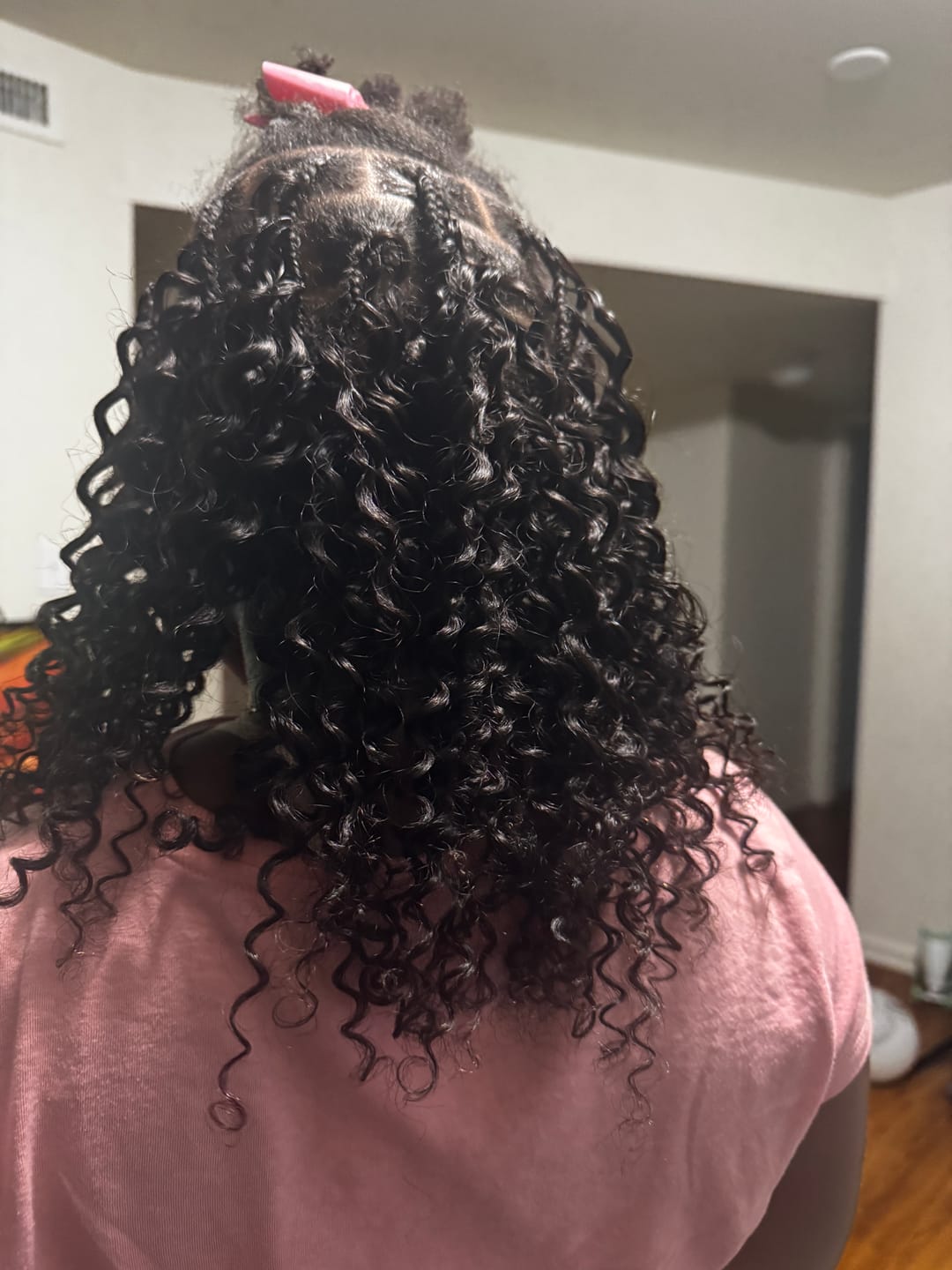Customer photo review of Human Crochet Hair Water Wave For Miracle Knots