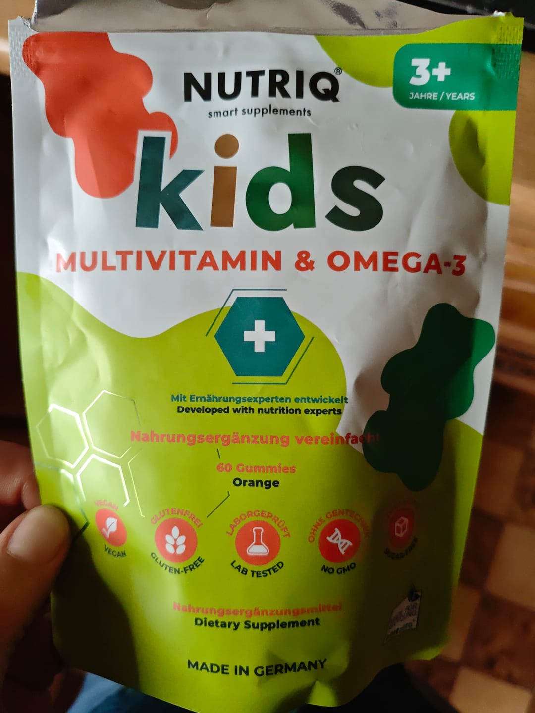 Customer photo review of Kids Multivitamin & Omega-3