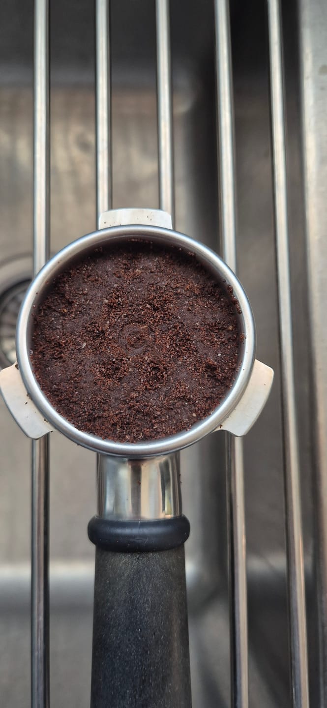 Customer photo review of High Diffusion Espresso Shower Screen - Breville