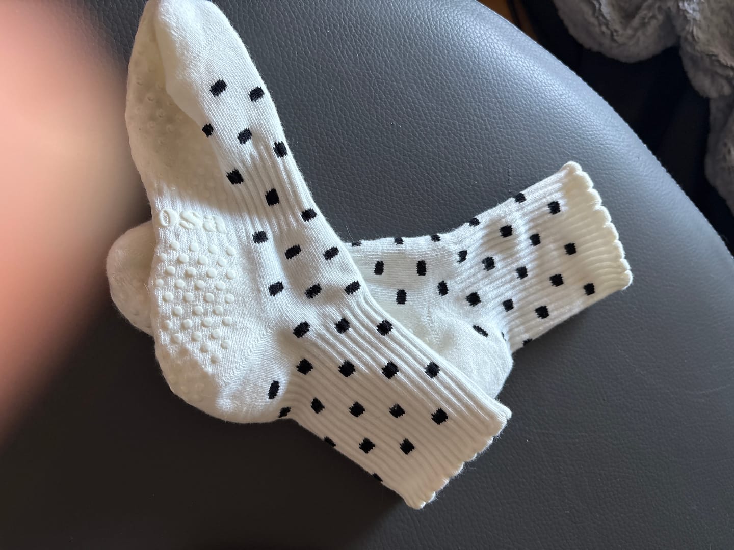 Customer photo review of Vanilla Polka Dots